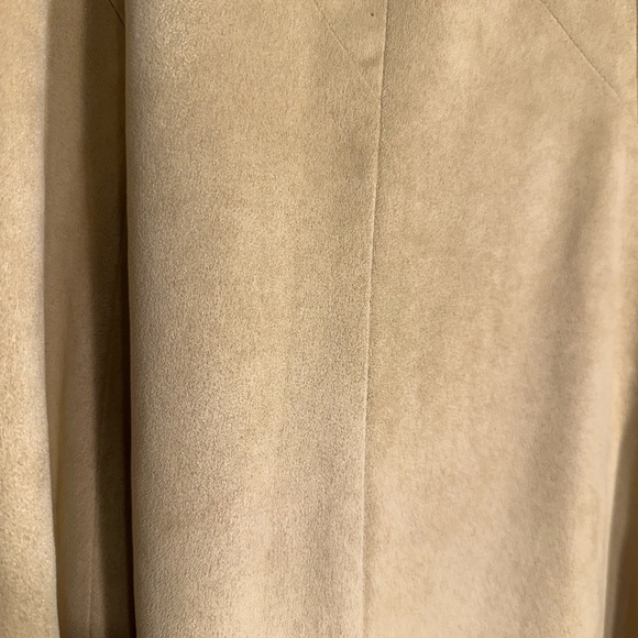 Vintage Talbots faux suede skirt J-36 - Picture 3 of 6